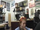 Dolly Little pawn shop backroom blowjob