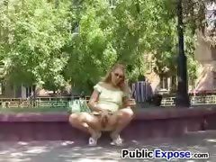 Spread Public Pussy