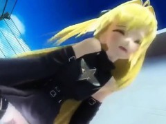 3d Hentai Tiny Teen Fucked On The Roof!