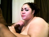 Light Skin BBW Giving Great Head on Cam