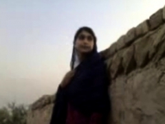 Pakistani Village Girl Fucking Hiding Against Wall