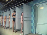 Voyeur film with girls in the shower