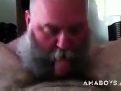 Bearded Dad Sucking Really Good