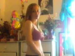 Sexy Blonde Teen Strips