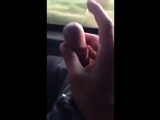 playing with big dick in bus