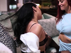 Hot lesbian fucked girlfriend so hard